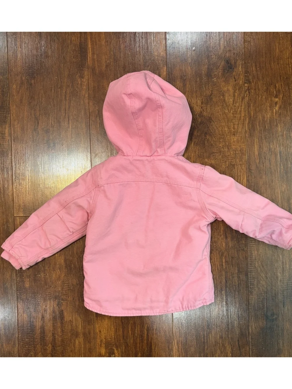 Carhartt Girls Pink Sherpa Lined Jacket 2T